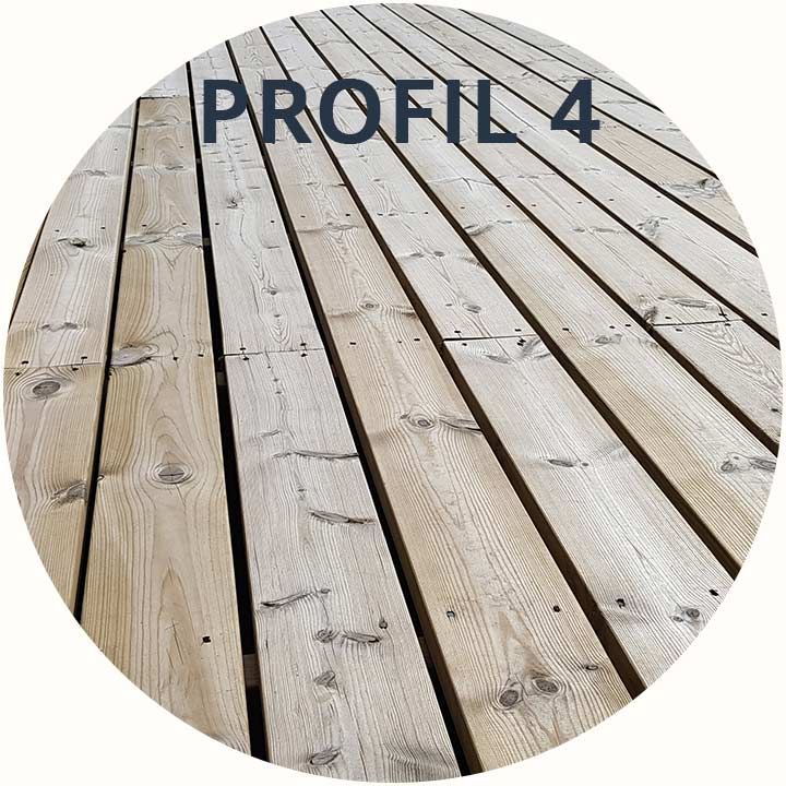 Terrassendiele Profil 4